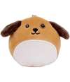 MM026 Mumbles Character Key Ring Light Brown Dog colour image
